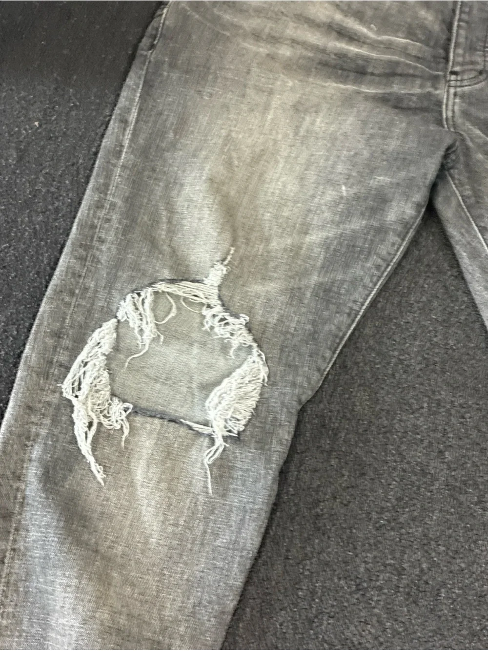 Men's Purple Brand Jeans Distressed SZ 39 Used Pre Owned Streetwear